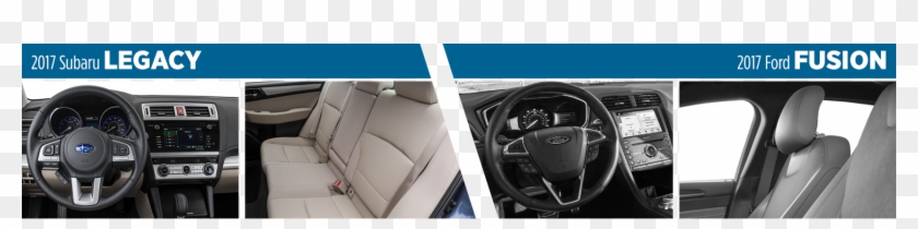 2017 Subaru Legacy Vs 2017 Ford Fusion Interior Comparison - Ford S-max Clipart #3766212