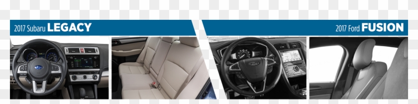 2017 Subaru Legacy Vs 2017 Ford Fusion Interior Comparison - Ford S-max Clipart