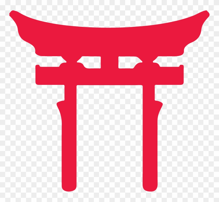 2 Pictorial Symbols - - Torii Gate Symbol Clipart