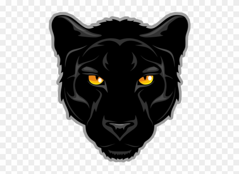 Black Panther Animal Face Clipart