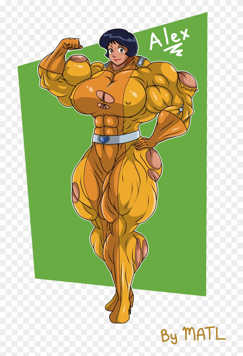 Commission - Alex - Alex Totally Spies Muscle Clipart