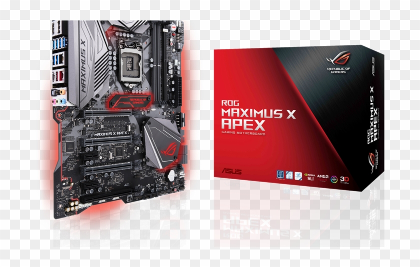 Asus Republic Of Gamers Launches Rog Maximus X And - Rog Maximus X Apex Clipart