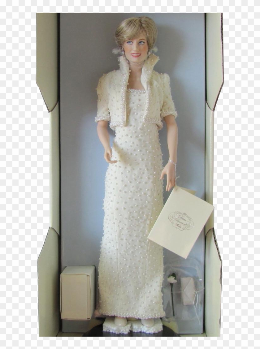 Franklin Mint Princess Diana Doll In Elvis Dress With - Gown Clipart #3767411