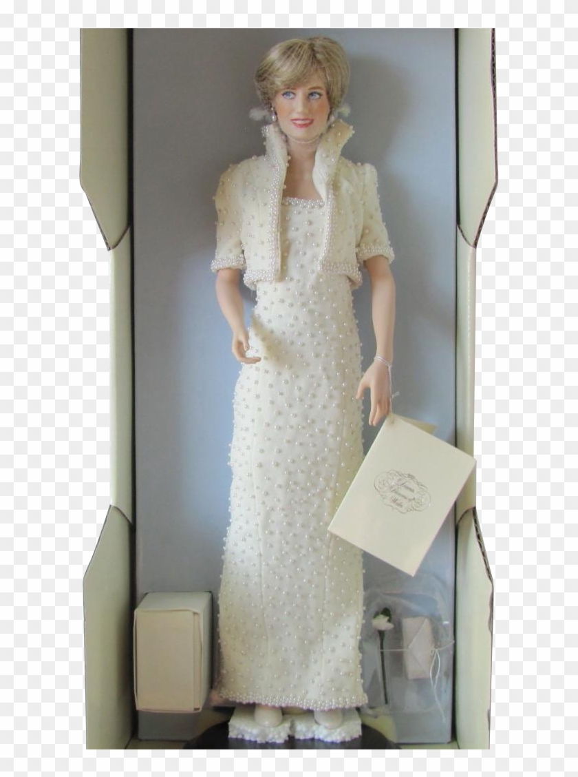 Franklin Mint Princess Diana Doll In Elvis Dress With - Gown Clipart