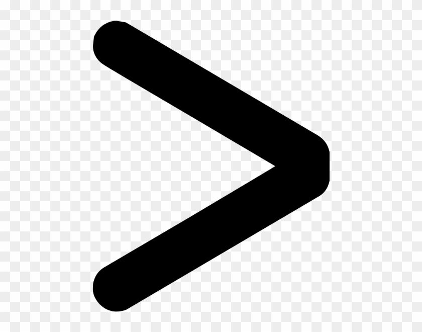 Ocr A Char Greater Than Sign - More Than Png Clipart