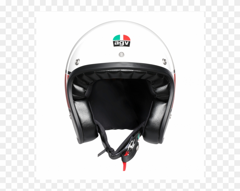 Mino 73 White/red - Agv Clipart #3767679