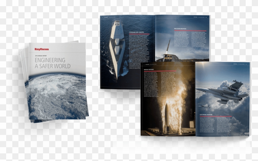 Raytheon 2016 Annual Report, Cover And Interior Spreads - Skyscraper Clipart #3767940