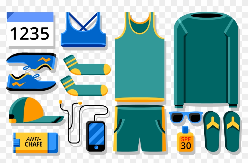 Race Day Planner For Runners Clipart #3767943