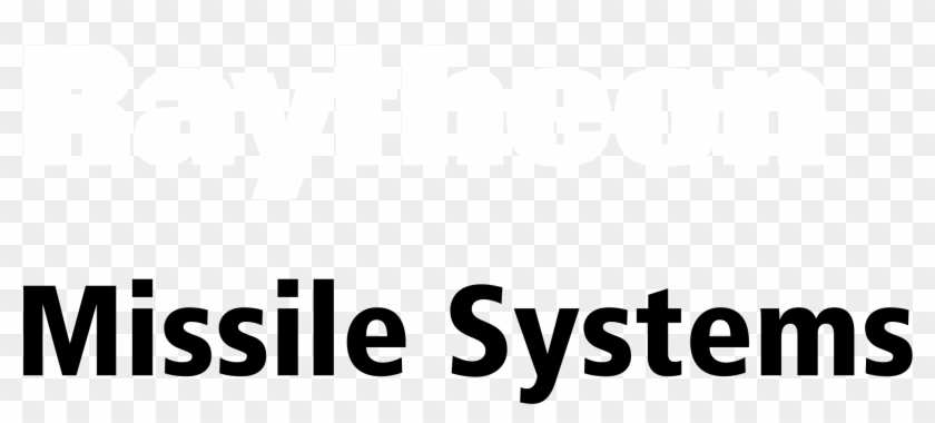 Raytheon Missile Systems Logo Black And White - Raytheon Clipart #3767970