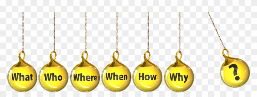 Question, Who, How, What, Where, When - Question Clipart