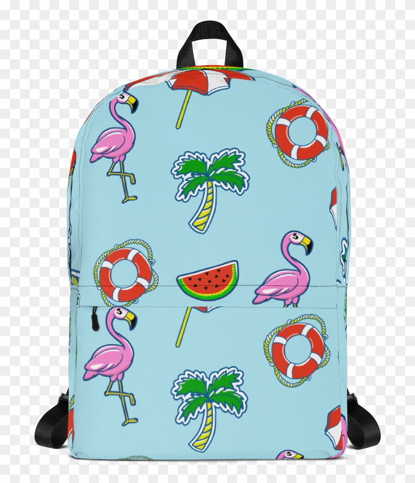 Pastel Blue Backpack Clipart #3768410