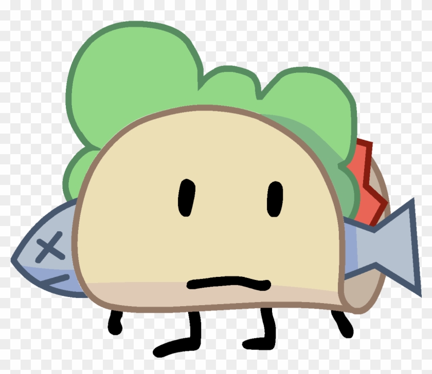 Bfdi Taco , Png Download - Battle For Dream Island Taco Clipart