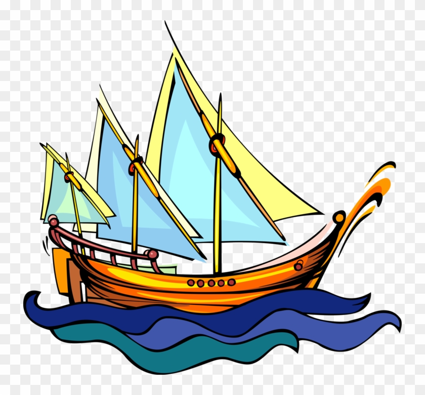Viking Ship Clipart Traditional - Png Download