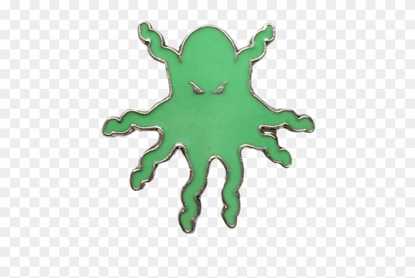 Octopus Pin - Illustration Clipart