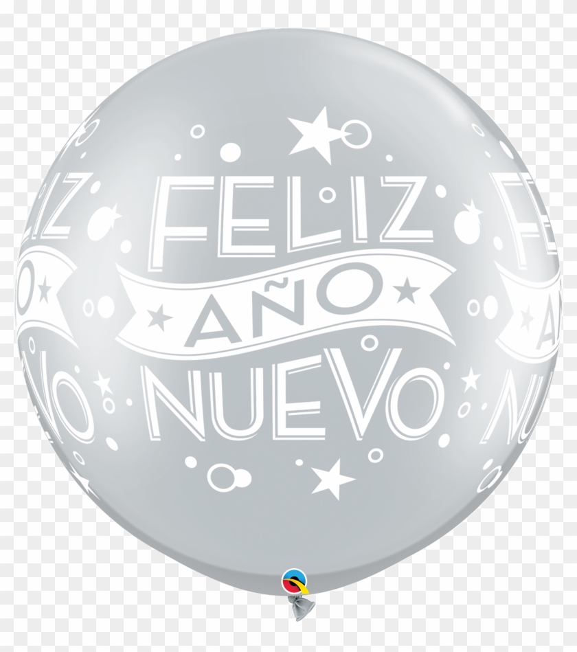Feliz Año Nuevo Confetti Plata - 25 Jaar Getrouwd Ballonnen Clipart #3769253