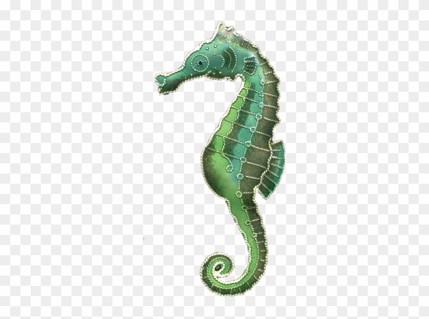 0031pin - Seahorse Green Clipart