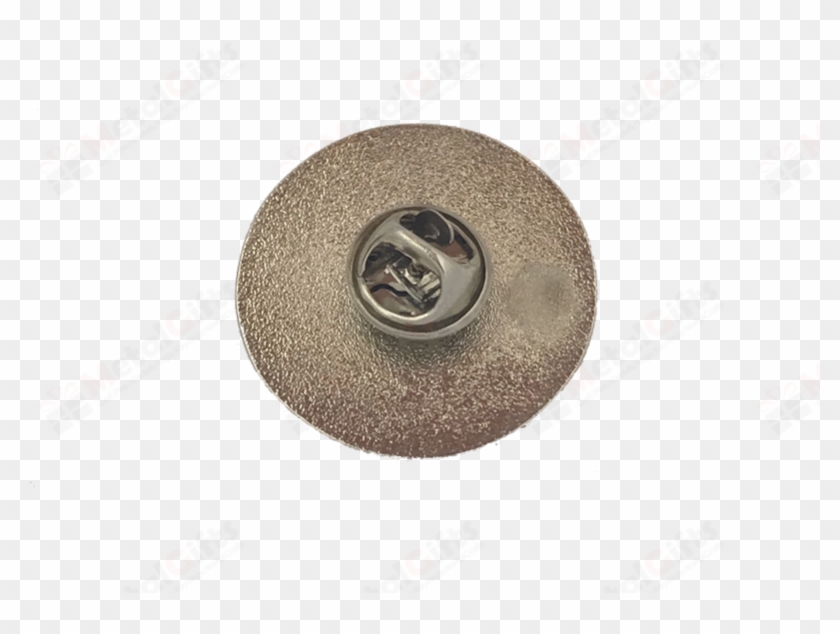 Metal Badge Silver Metal Green Pin - Circular Saw Clipart #3769315