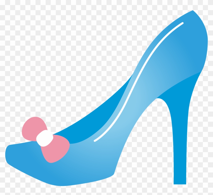 Free Download Cinderellas Shoe Clipart Slipper Cinderella - Cinderella Heel Shoe Clipart - Png Download