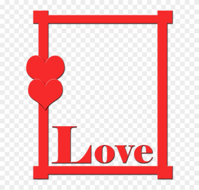 Marco, Amor, Novela, Corazón, Día De San Valentín - Marco De Foto De Amor Clipart