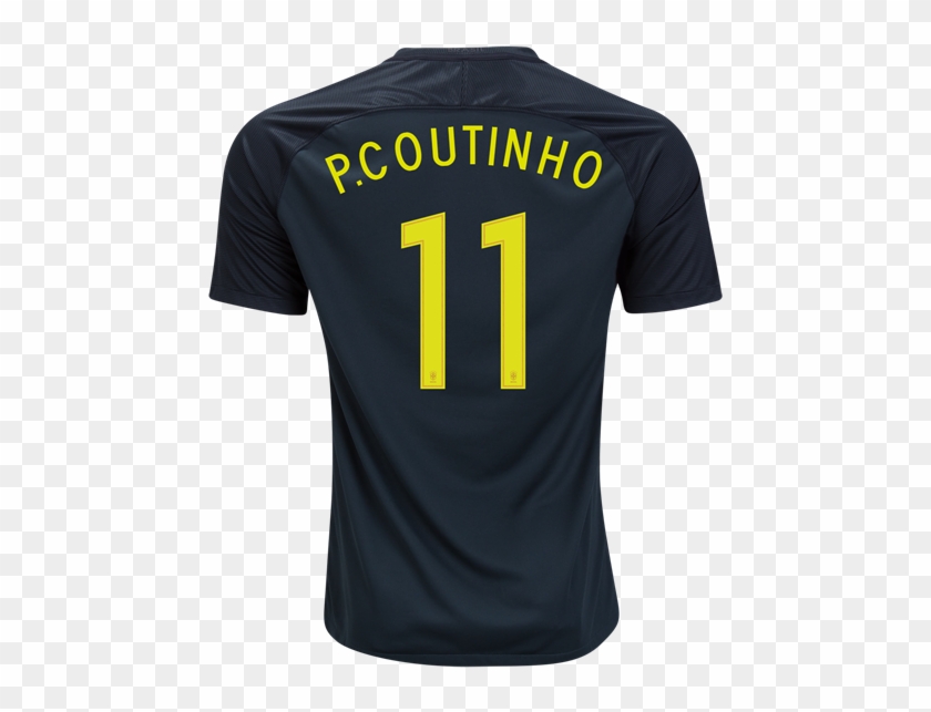 Brazil 2017 Third Jersey Coutinho - Trust The Math Shirt Clipart