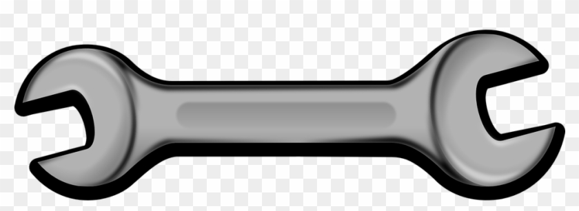 Wrench Clipart Metal - Mechanical Tools Clip Art - Png Download