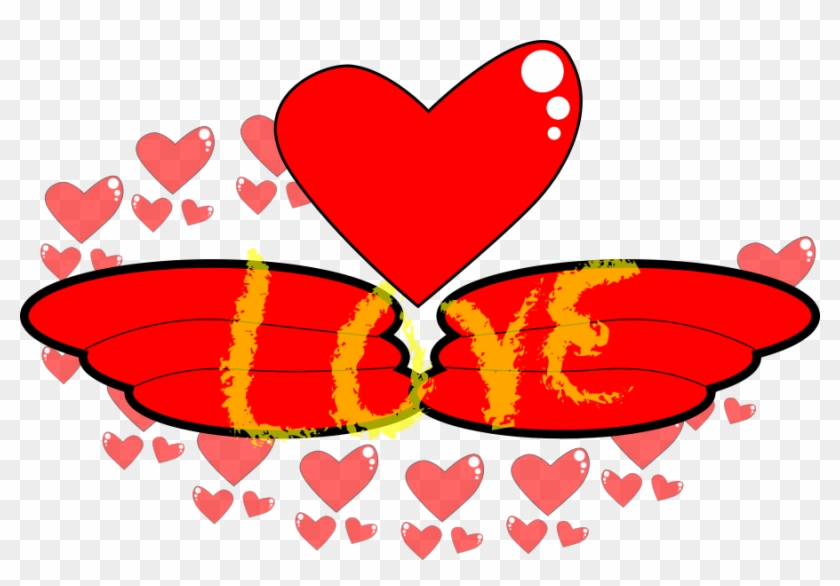 How To Set Use Love,wing Svg Vector - Imágenes Prediseñadas De Amor Clipart #3771393