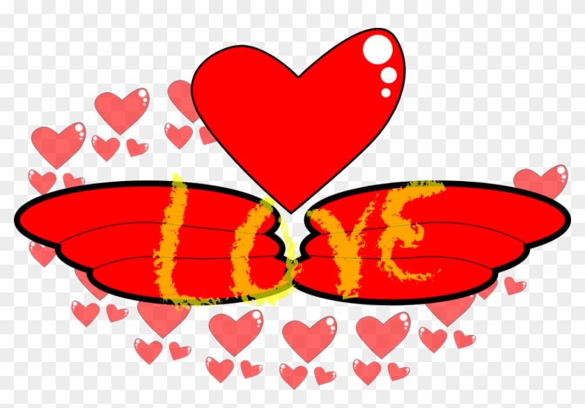 How To Set Use Love,wing Svg Vector - Imágenes Prediseñadas De Amor Clipart