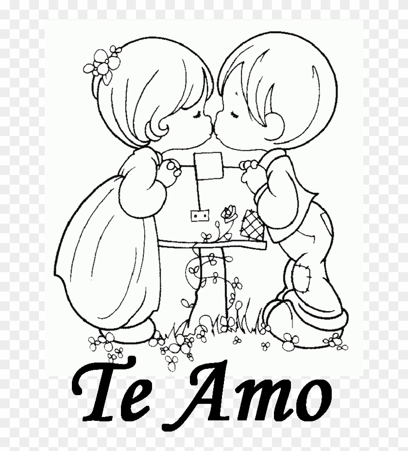 Imagenes Para Dibujar De Amor - Precious Moments Drawings Clipart #3771482