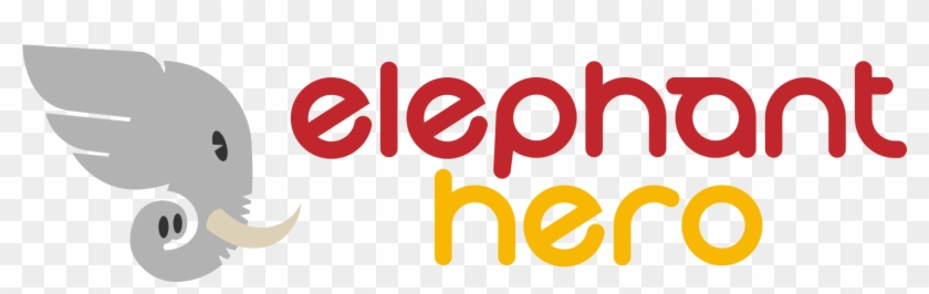 Elephant Hero Logo - Graphic Design Clipart