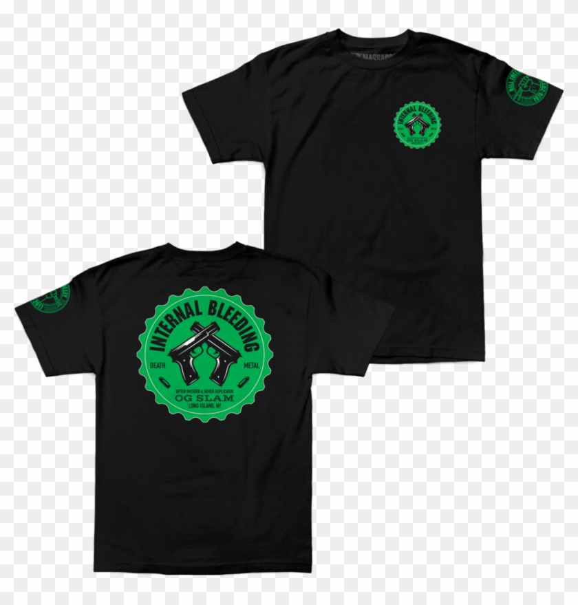 Internal Bleeding "crossed Pistols" Shirt - Internal Bleeding T Shirt Clipart
