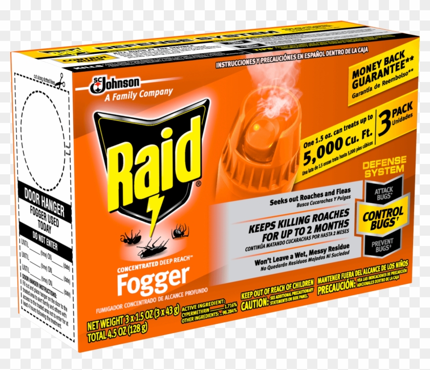 Raid Concentrated Deep Reach Fogger - Raid Fogger Clipart