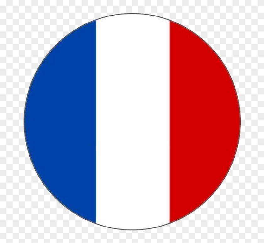 France - France Flag In Round Clipart #3772264