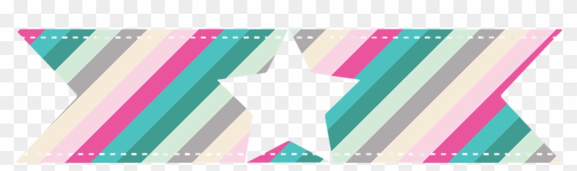 Ribbon Label Flag Stripes Star Png Image - Cinta Bandera De Colores Png Clipart #3772778