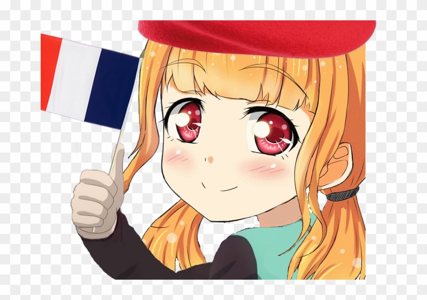 Lien Direct, 2018/24/5/1529074341 Naerin Francais - Drapeau Français Manga Clipart