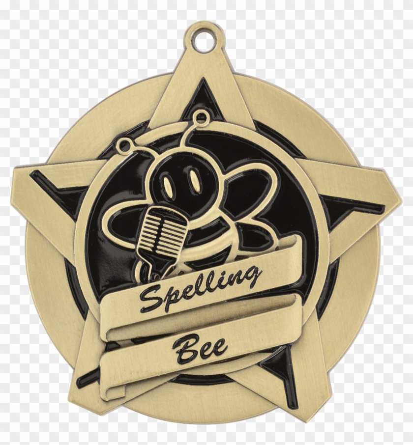 2¼" Super Star Medals - Spelling Bee Medals Clipart #3772908