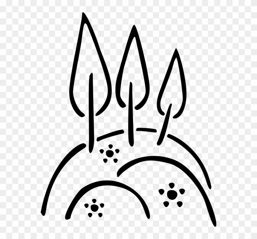 Vector Illustration Of Traditional African Wooden Tribal Clipart