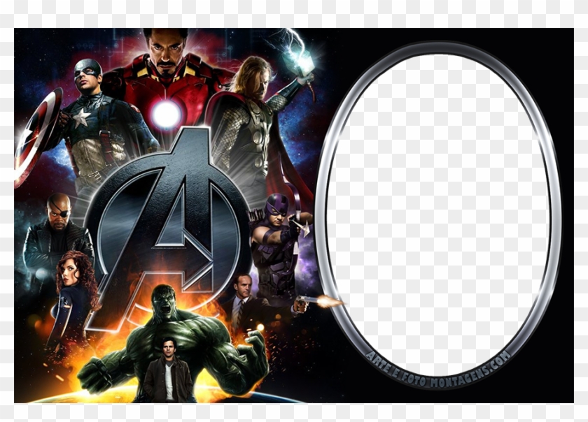 Molduras Os Vingadores Png - Marvel Movie Poster Credits Clipart