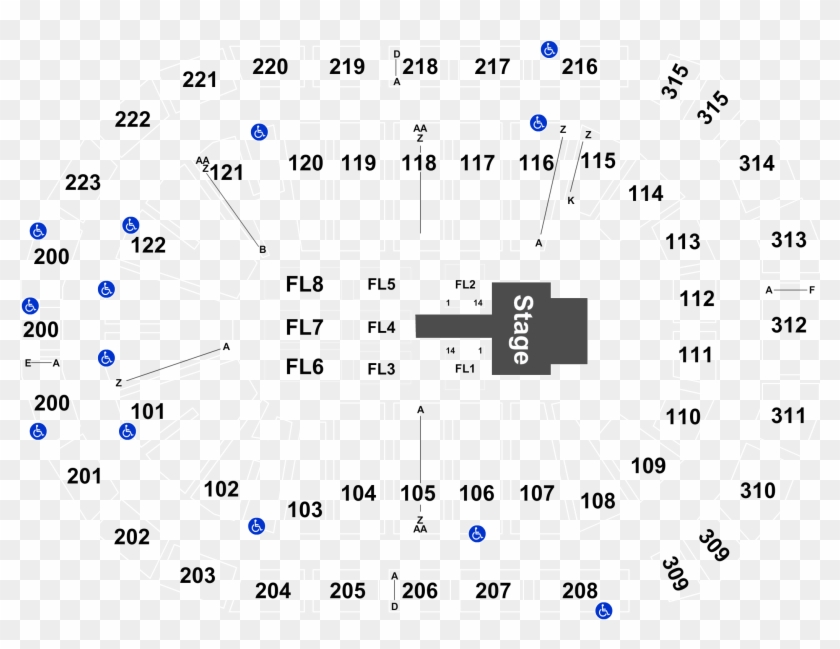 Detailed Infinite Energy Arena Seating