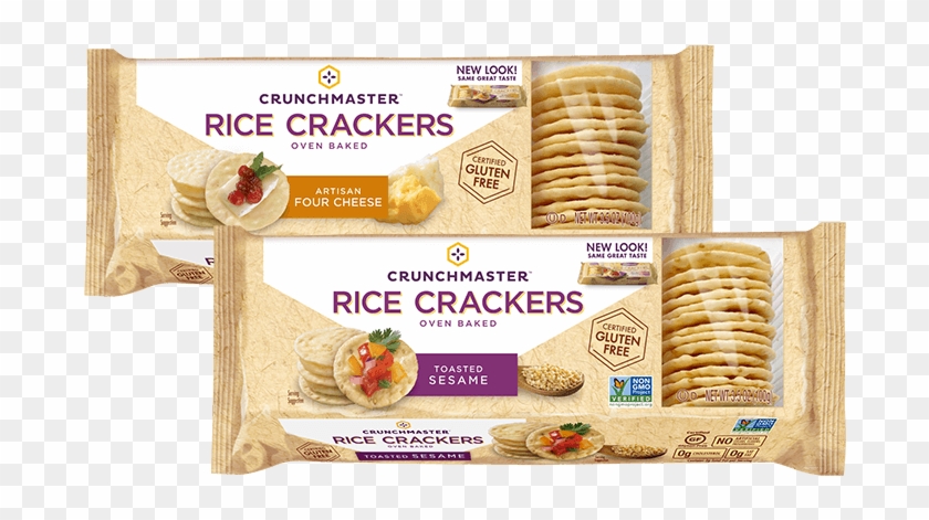 Baked Rice Crackers - Crunchmaster Rice Crackers Clipart