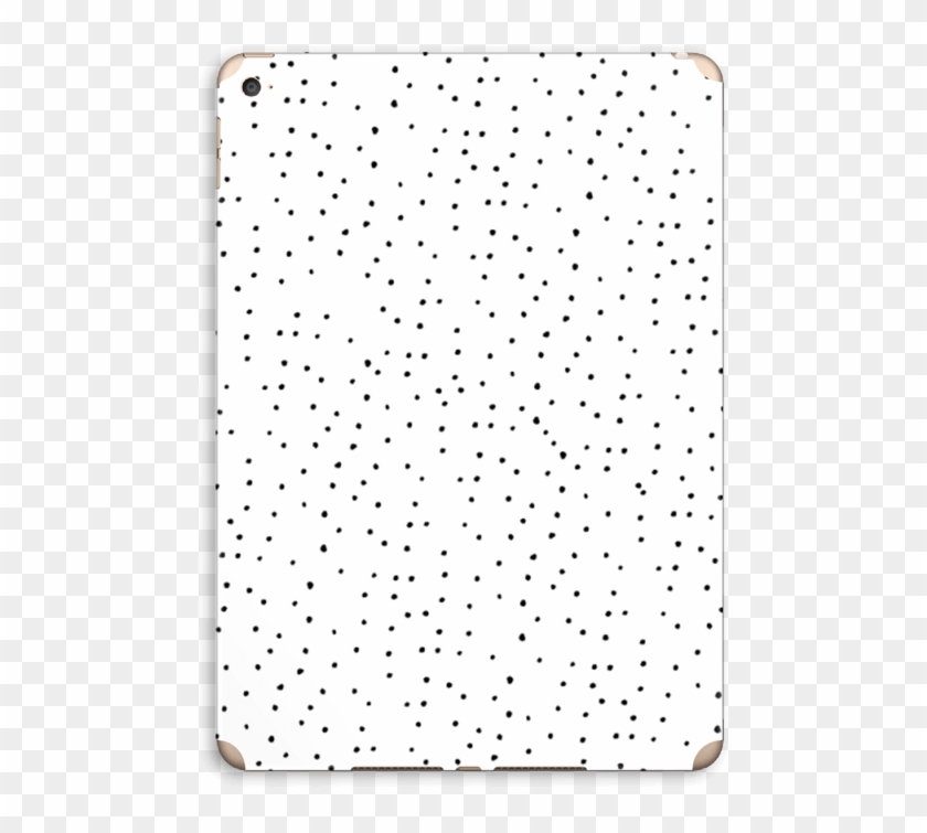 Small Dots On White Skin Ipad Air - Illustration Clipart