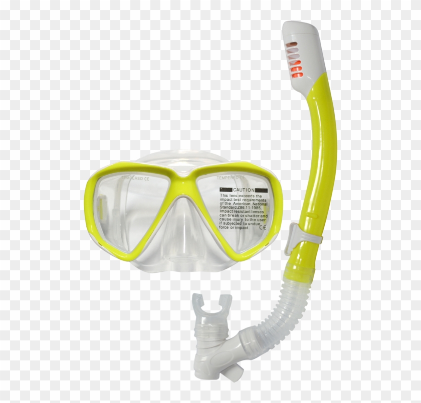 Kid's Dive Mask & Dry Snorkel Set - Diving Mask Clipart #3774319
