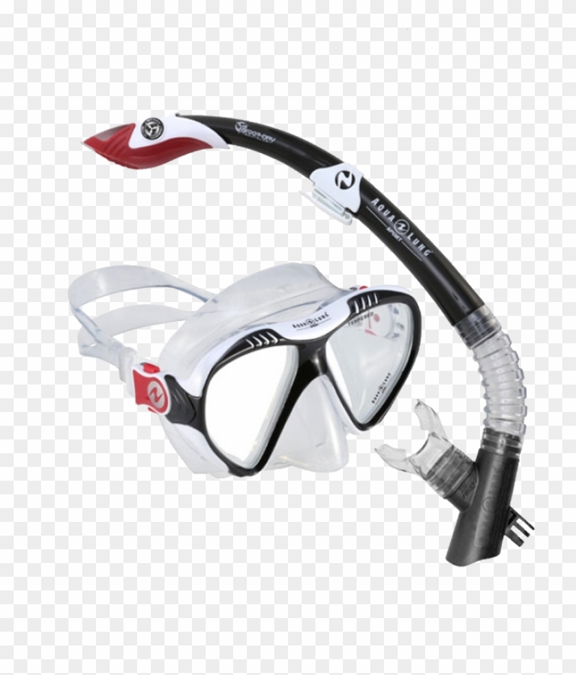 Aqua Lung Magellan Lx/atlantis Gopro Snorkel Set Rowand's - Aqualung Sport Combo Magellan Clipart #3774365