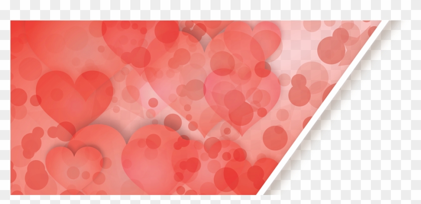 Photo Frame Banner Hearts Png Image - Wallpaper Clipart #3774443