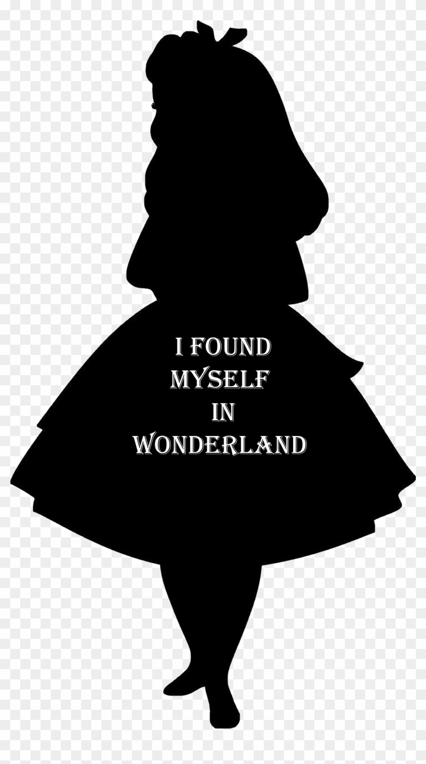 I Have A Huge Obsession With Alice In Wonderland Disney - Silhouette Alice In Wonderland Clipart - Png Download