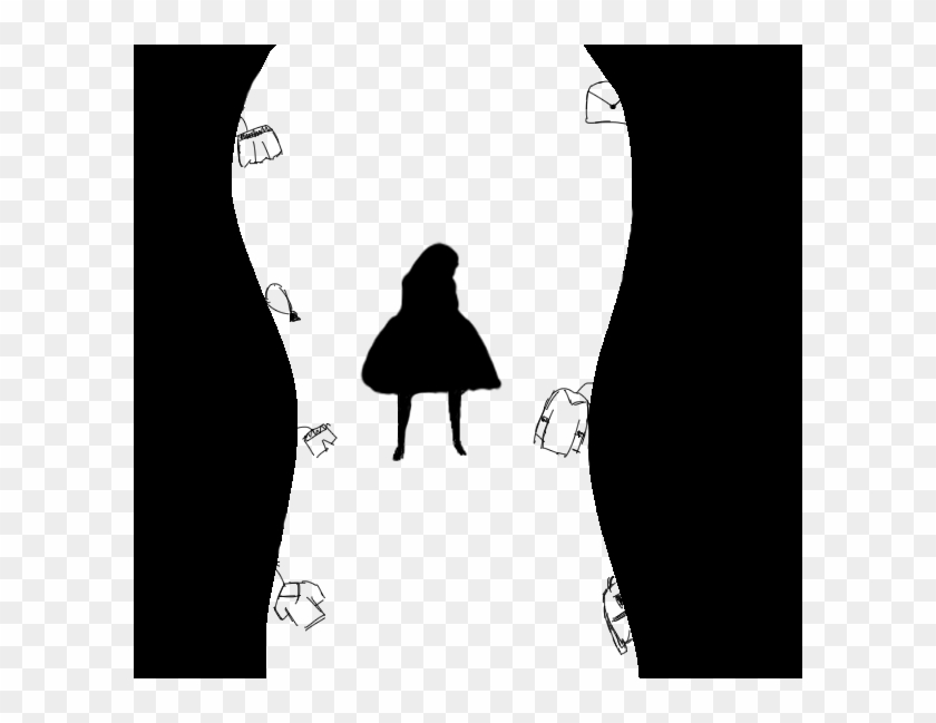 Alice In Wonderland Silhouette Png Clipart