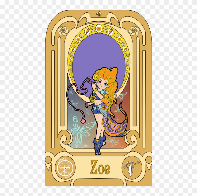 Zoe Art Nouveau - Art Clipart #3775098
