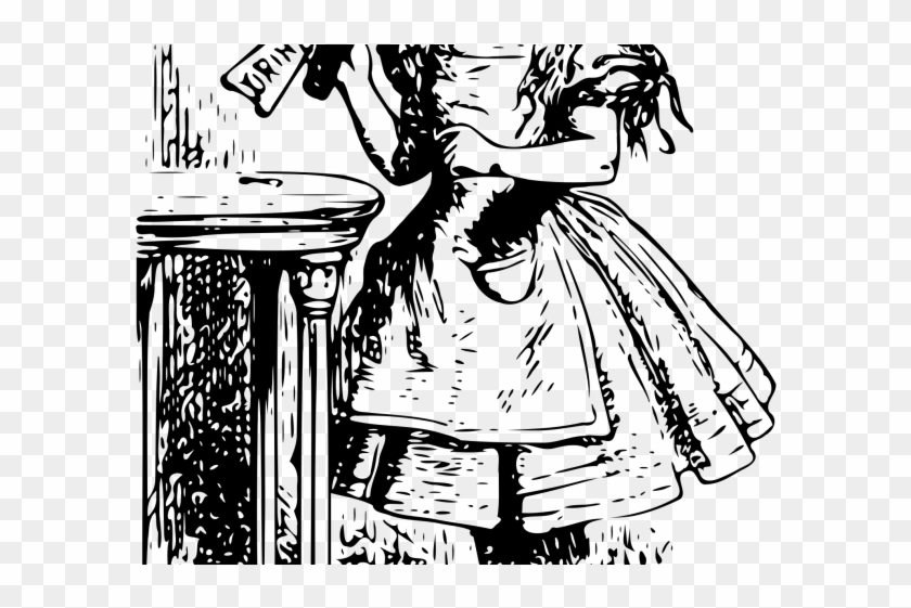 Alice In Wonderland Clipart Wonderland Logo - Alice In Wonderland Illustrated By Tenniel - Png Download #3775332