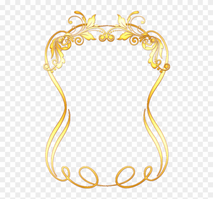 Frame Ornament Gold Decor - Picture Frame Clipart