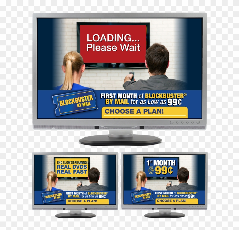 Blockbuster Digital Ad Campaign - Blockbuster Clipart