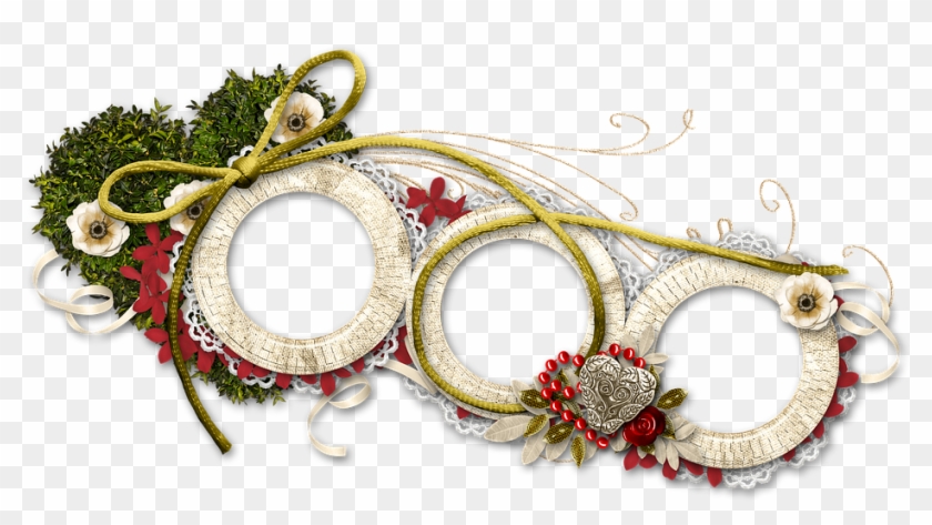Frame, Photo Frame, Photoshop, Decor, Ornament, Love - Circle Clipart